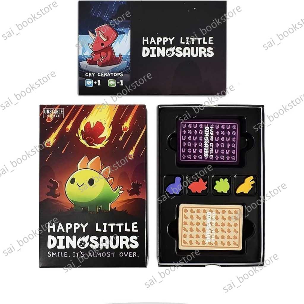 Happy little dinosaurs card game family kids