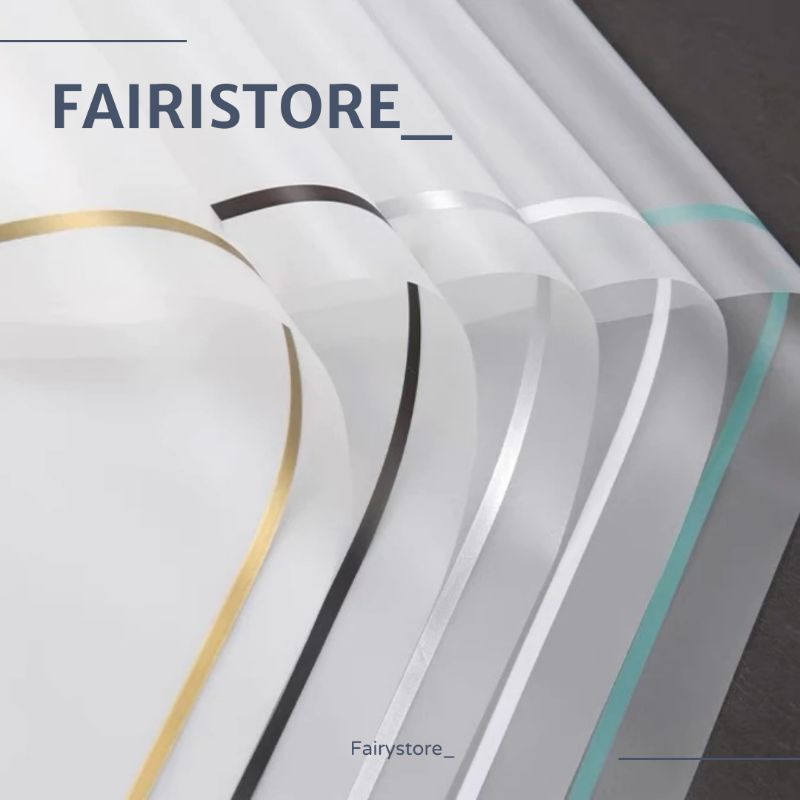 

Kertas Bunga Transparan Line Border Paper Kertas Buket Bunga Wrapping Paper (58×58) — K61