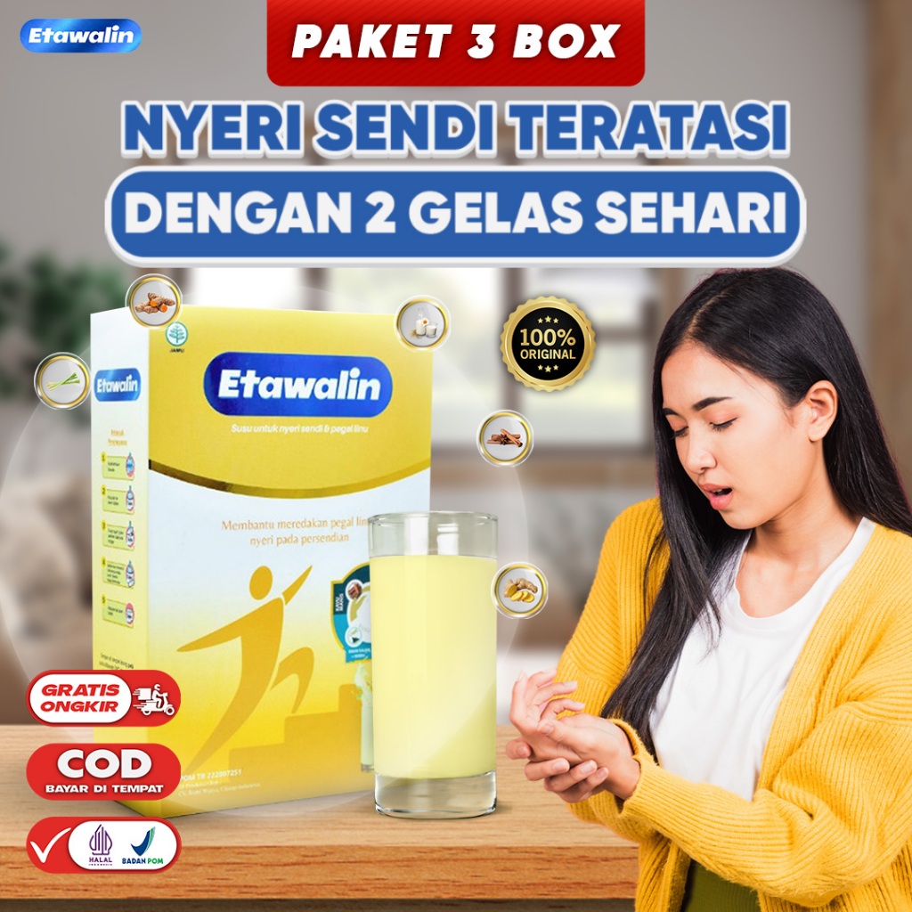 

Etawalin Paket 3 Box - Atasi Nyeri Sendi & Asam Urat Di Tubuh