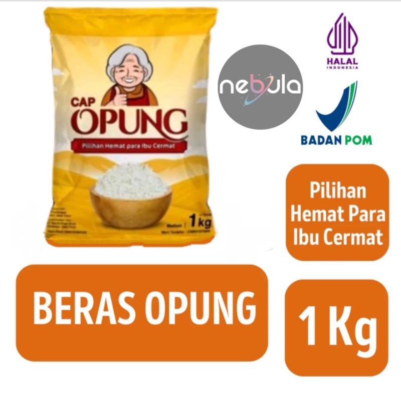 

Beras Opung kemasan 1 kg