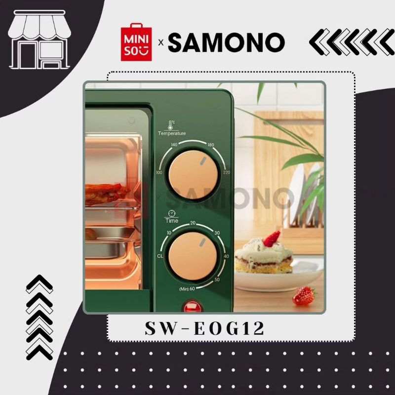 Samono SW-EOG12 Oven Listrik Mini Microwave Elektrik 12L