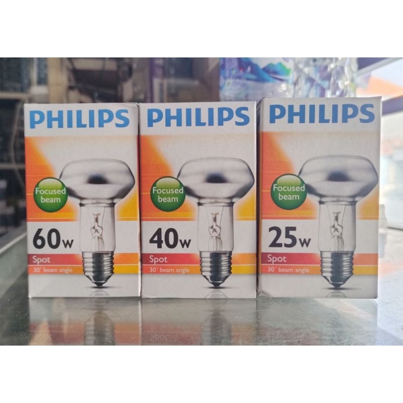PHILIPS dan Hinomaru  LAMPU DOP PEMANAS SPOT 25W, 40W, 60W