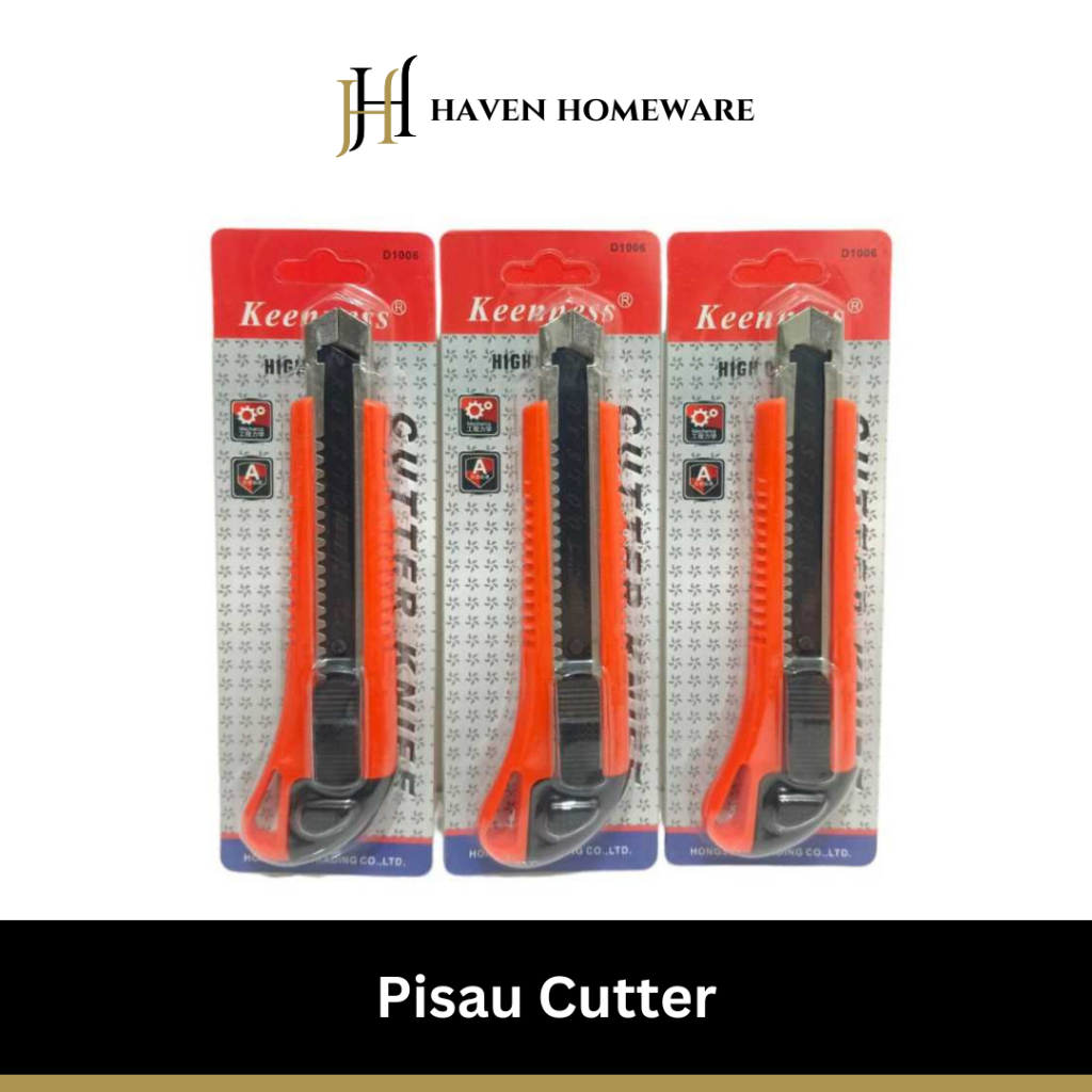 

Pisau cutter / pisau potong besar / Pisau Cutter PiSO Cutter cuter kater Besar Pemotong Dus ATK Murah