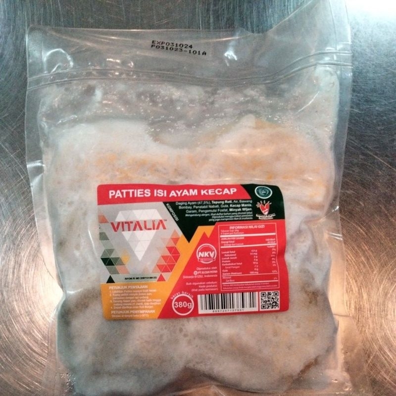 

VITALIA PATTIES ISI AYAM KECAP 380 GR