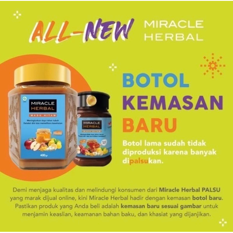 

RB Miracle Herbal Madu Hitam 400 ML