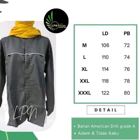 PDH IPPNU SERAGAM PDH IPPNU BLUS IPPNU