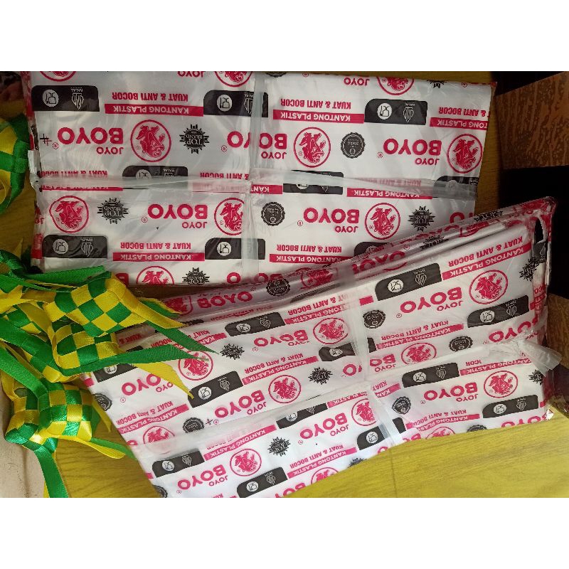 Kantong Plastik PP Boyo tebal 05 Uk 12x24 , 15x27 . Plastik serbaguna
