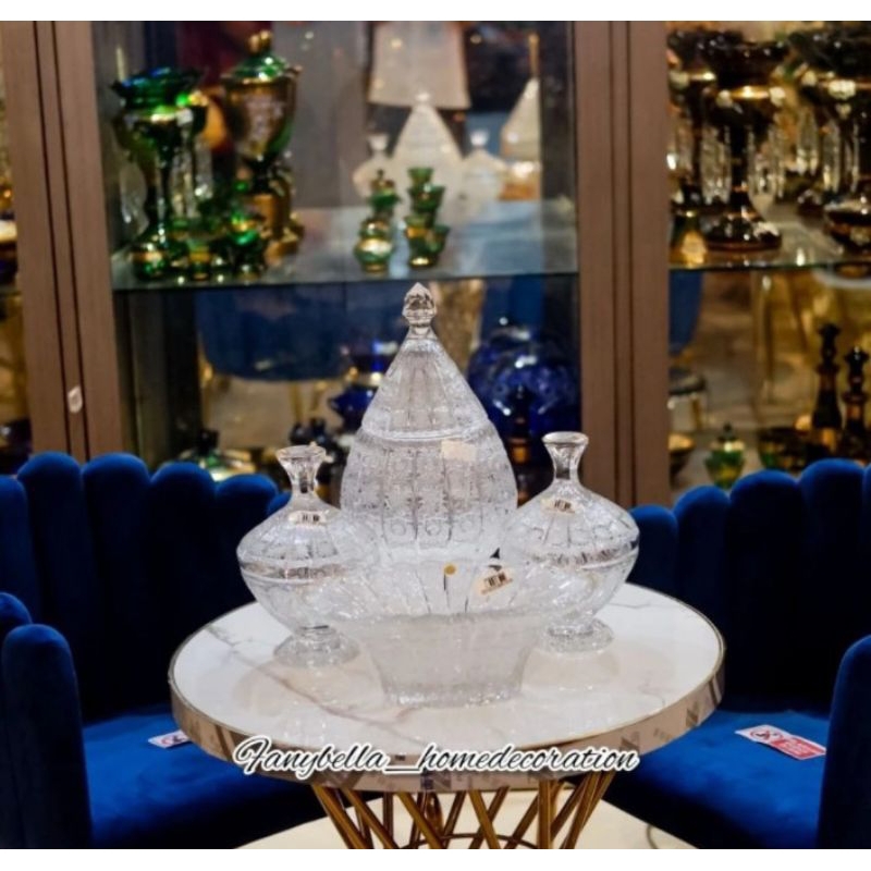 PAJANGAN SOGA KRISTAL ASLI MEWAH IMPORT DEKORASI HIASAN