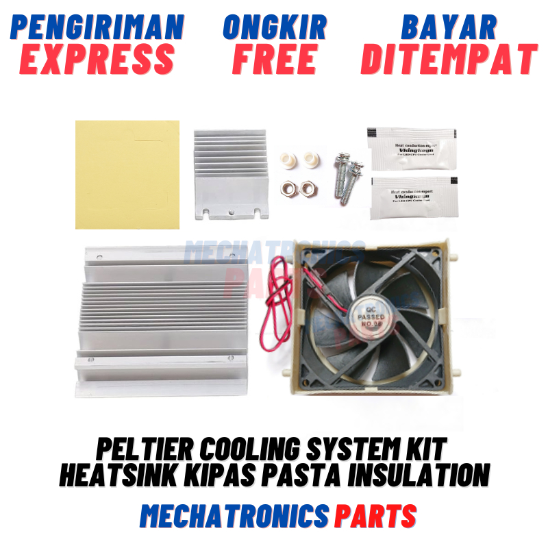 PELTIER COOLING SYSTEM KIT PENDINGIN PELTIER HEATSINK PELTIER