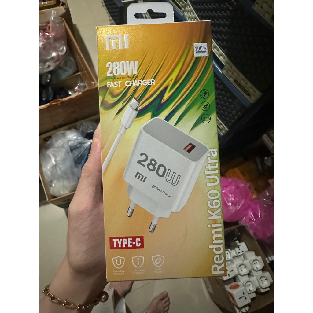 Charger REDMI K60 Ultra Super VOOC 280watt Fast charging MICRO USB / TYPE C