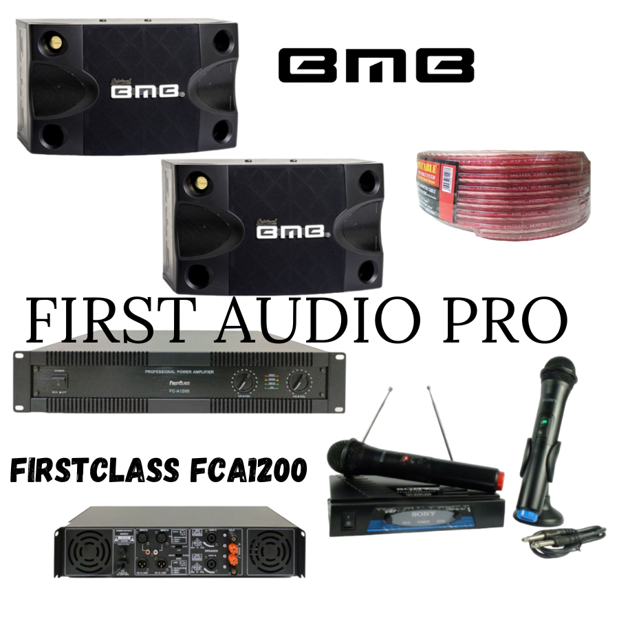Paket karaoke bmb cs252v + ampli Firstclass Fca1200 Original BMB