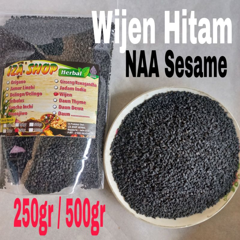 

Biji Wijen Hitam/NAA Sesame 500gr