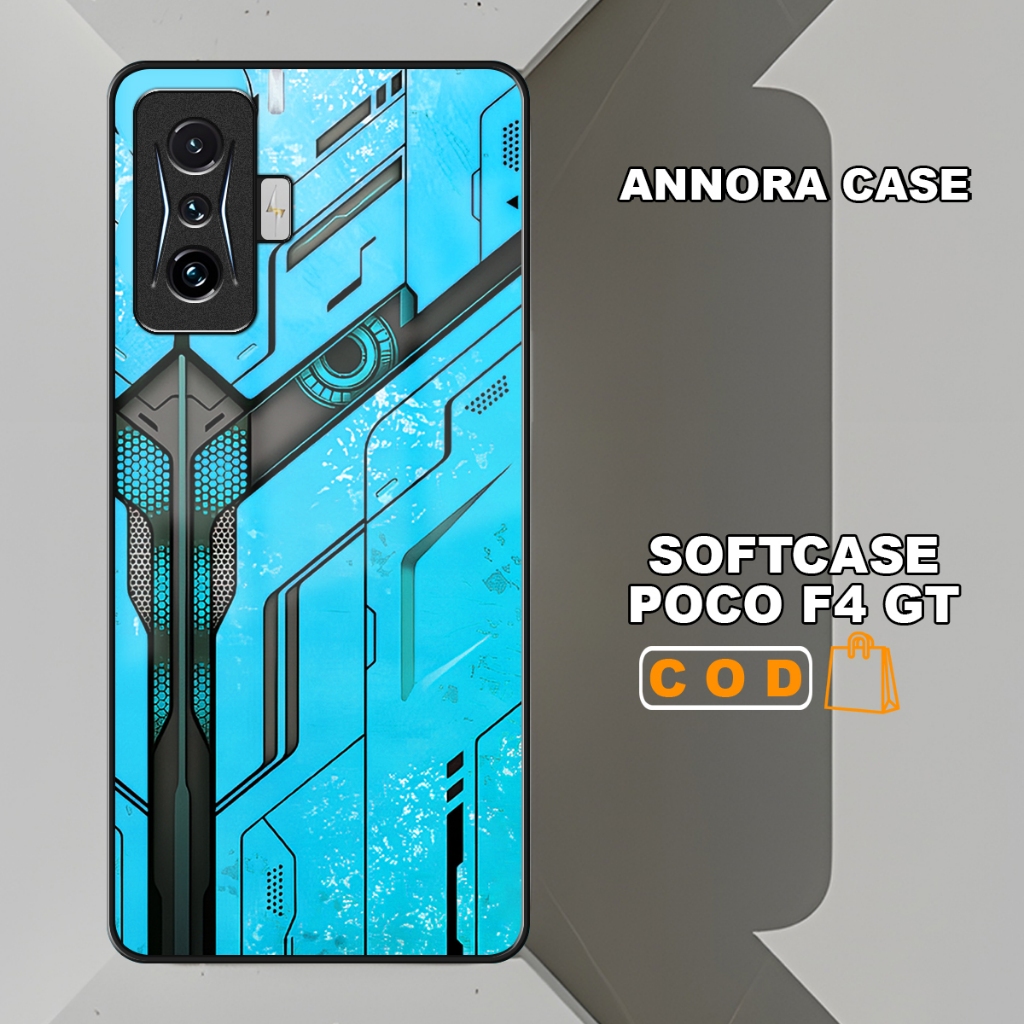 Softcase Gamer Case Pelindung hp Poco F4 / F4 GT Poco M5 Poco M4 Pro Poco C40  Poco M3 Pro 5G Poco X