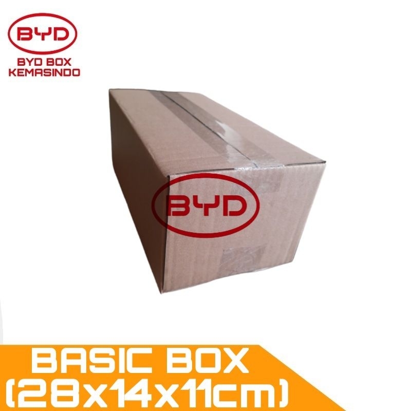 

28x14x11cm Kardus Box Karton Polos | Baru | Murah - Kardus Packing Online Shop