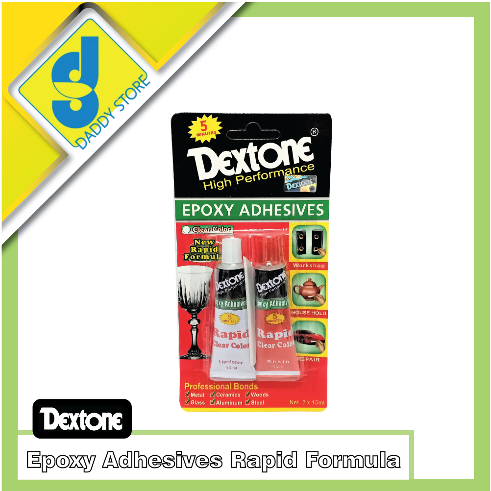 

Dextone Epoxy Adhesives Clear Color Rapid 5 mins 30ml