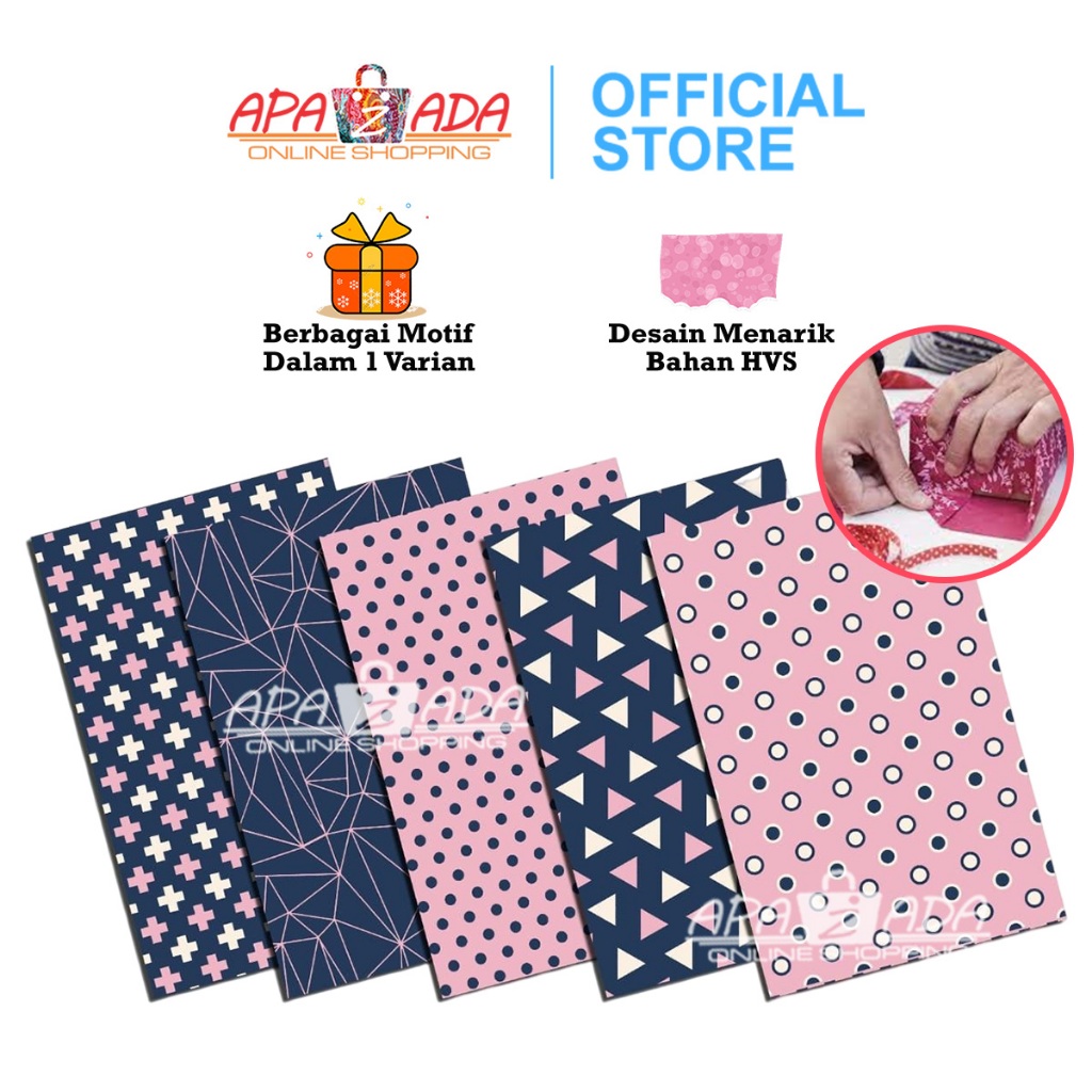 

Apazada - Kertas Kado Grosir Murah Motif Mix isi 20pc Murah Berkualitas Bisa Cod