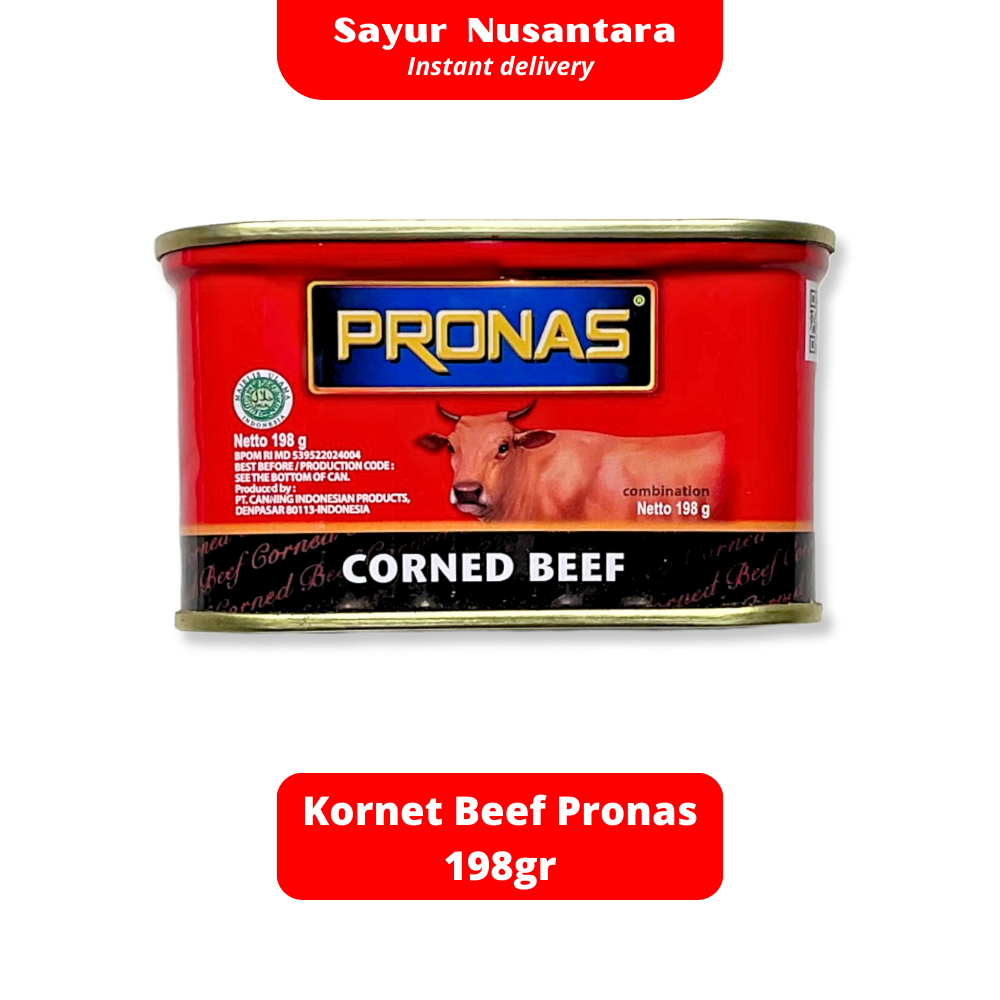 

Kornet Beef Pronas 198gr - Sayur Nusantara