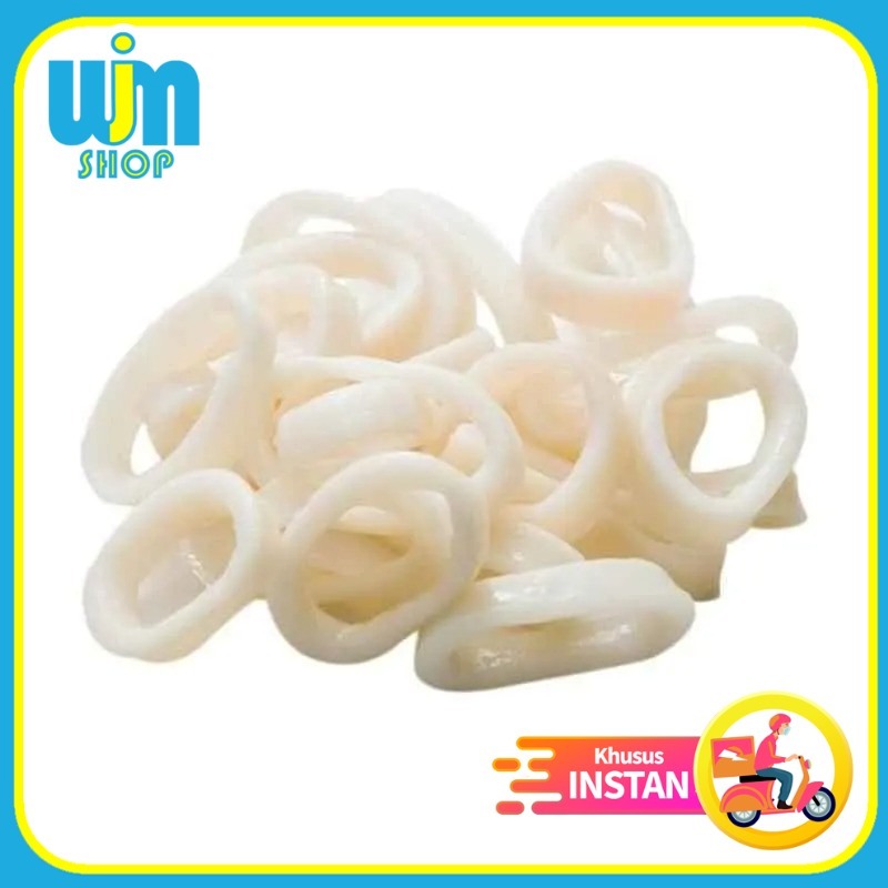 

Cumi Ring Cincin / Squid Calamari Ring 1kg WJM Makassar