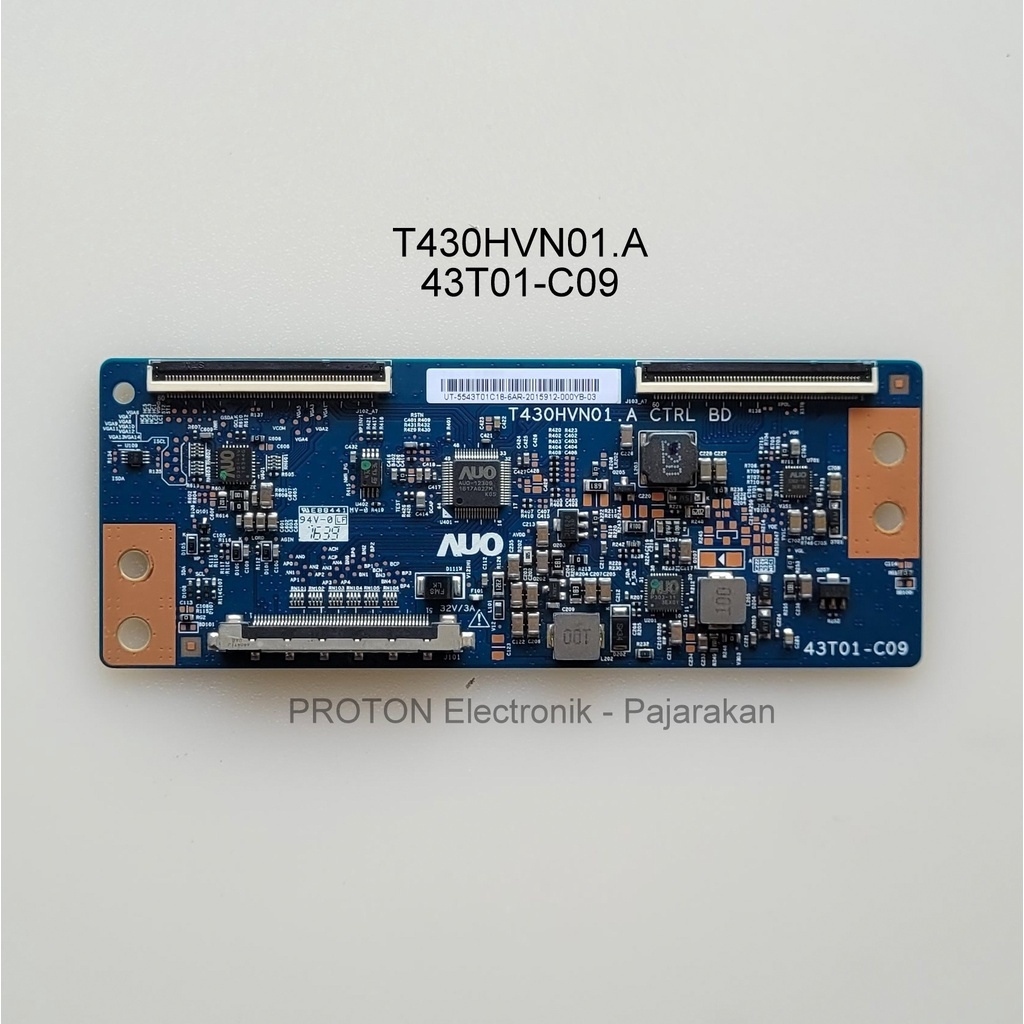 Tcon LED TV Samsung T430HVN01.A CTRL BD 43T01-C09 Timing control UA43K5002 UA43K5005 LG 43LH511T