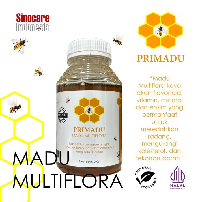 

Madu Multiflora 280g Madu Murni dari Alam Indonesia PRIMADU