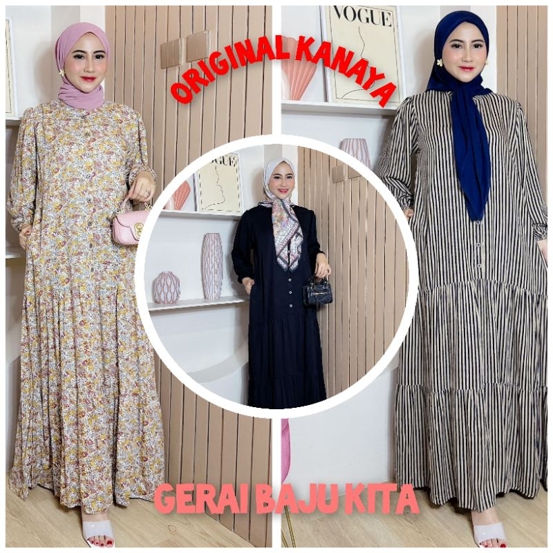 MEDINA DRESS/DRESS KANAYA/GAMIS KANAYA/LONG DRESS MEDINA/DASTER PANJANG KANAYA/HOMEDRESS KANAYA/BAJU