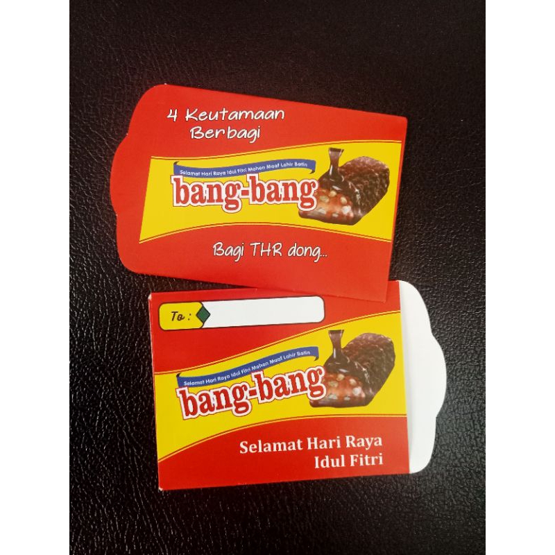 

Amplop Lebaran isi 10 lembar Angpao idul Fitri Lucu Unik Motif