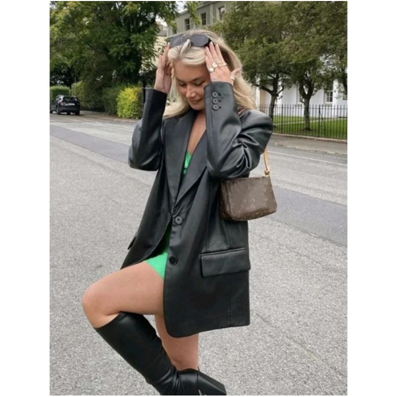 LUMÉ VOGUE - Blazer Wanita Synthetic Leather