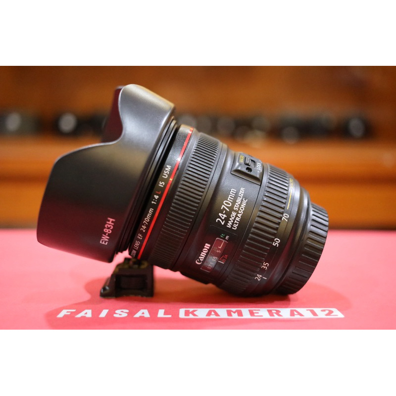 LENSA CANON 24-70MM F4 IS USM L SERIES LIKE NEW