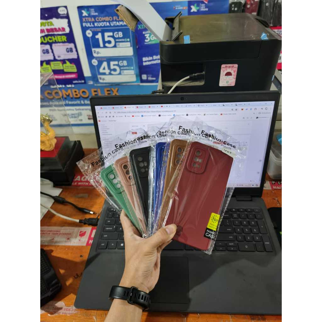 VIVO V17 SoftCase ProCamera Silicone Matte Edge