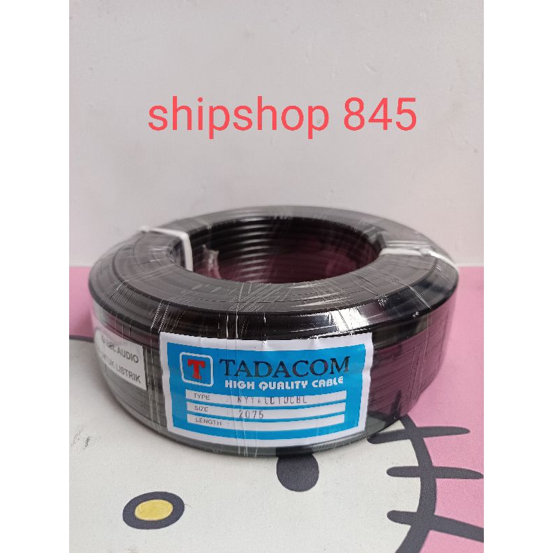 KABEL LISTRIK SERABUT TEBAL/KABEL AUDIO SERABUT TEBAL UKURAN 2X1, 5MM PANJANG 40meter/rol