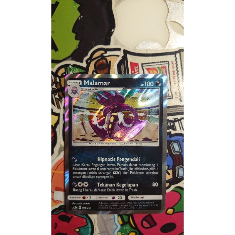 Kartu Pokemon | Pokemon TCG Indonesia Malamar Hologram