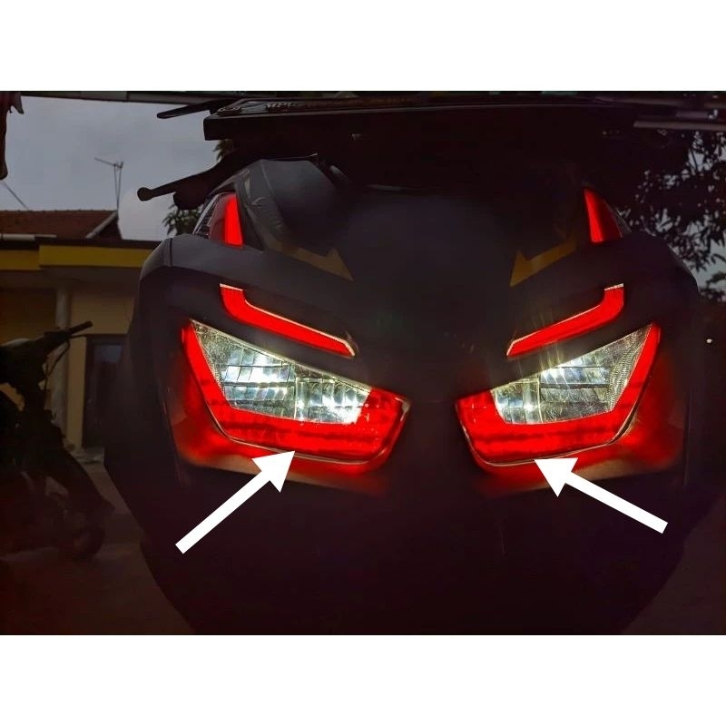 Stiker Lampu Vario 160 / Stiker List Lampu Vario 160 / Stiker Motor