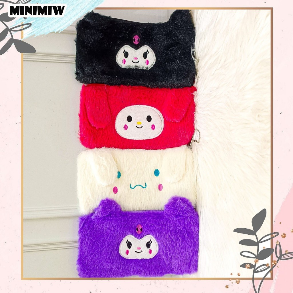 

KOTAK PENSIL SANRIO BULU MELODY HELLO KITTY PURIN CINAMOROLL POCHACCO KUROMI LITTLE TWIN STAR KP-1151 PLUSHY PENCIL CASE TEPAK LUCU UNIK IMUT ALAT TULIS KANTOR SEKOLAH MURAH TERMURAH COD