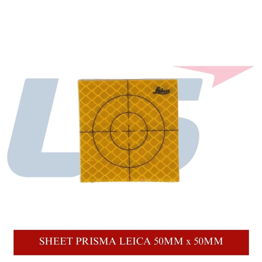 

Sheet Target 50mmx50mm Stiker Survey Prisma Reflector 5cm x 5cm Yellow