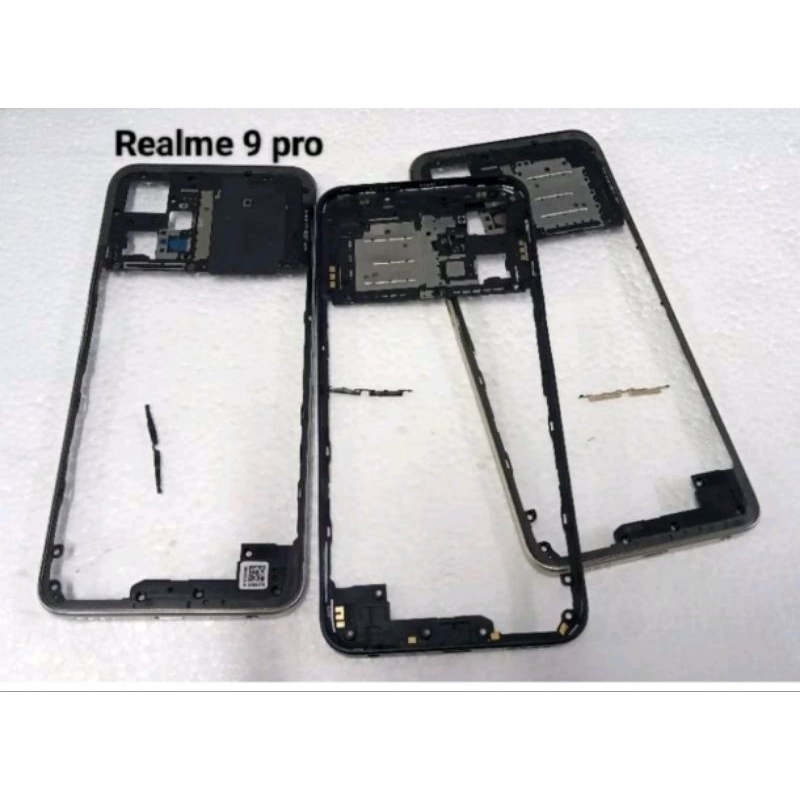 BEZEL TULANG TENGAH TUTUP MESIN REALME 9 PRO ORIGINAL