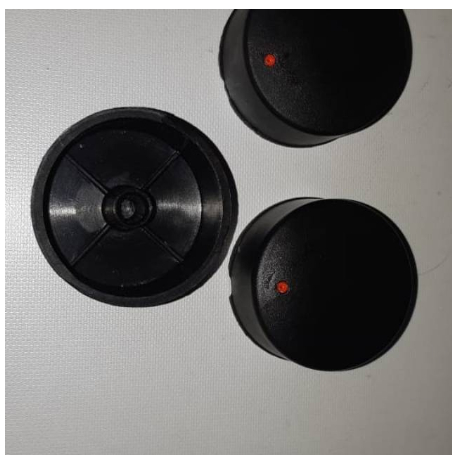 Knop volume potensio 40mm