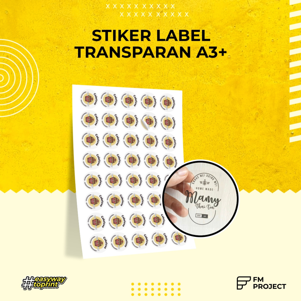 

CETAK STICKER TRANSPARAN A3+