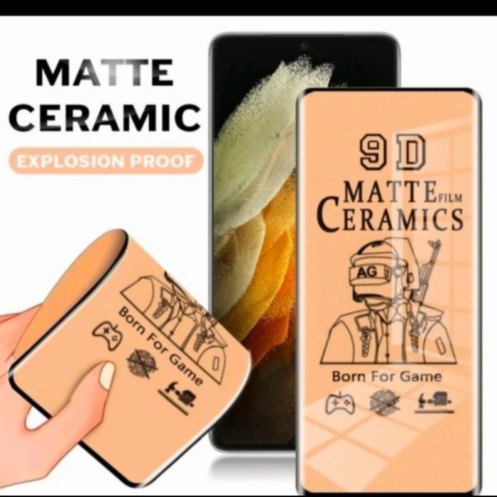 Iphone 7 Plus Anti Gores Ceramic Matte Anti Glare Anti Pecah