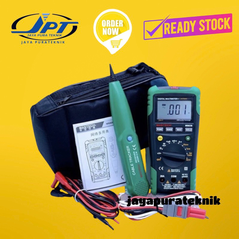 MS8236 Mastech Multimeter LAN Cable Tracker Wire Network Tester Kabel
