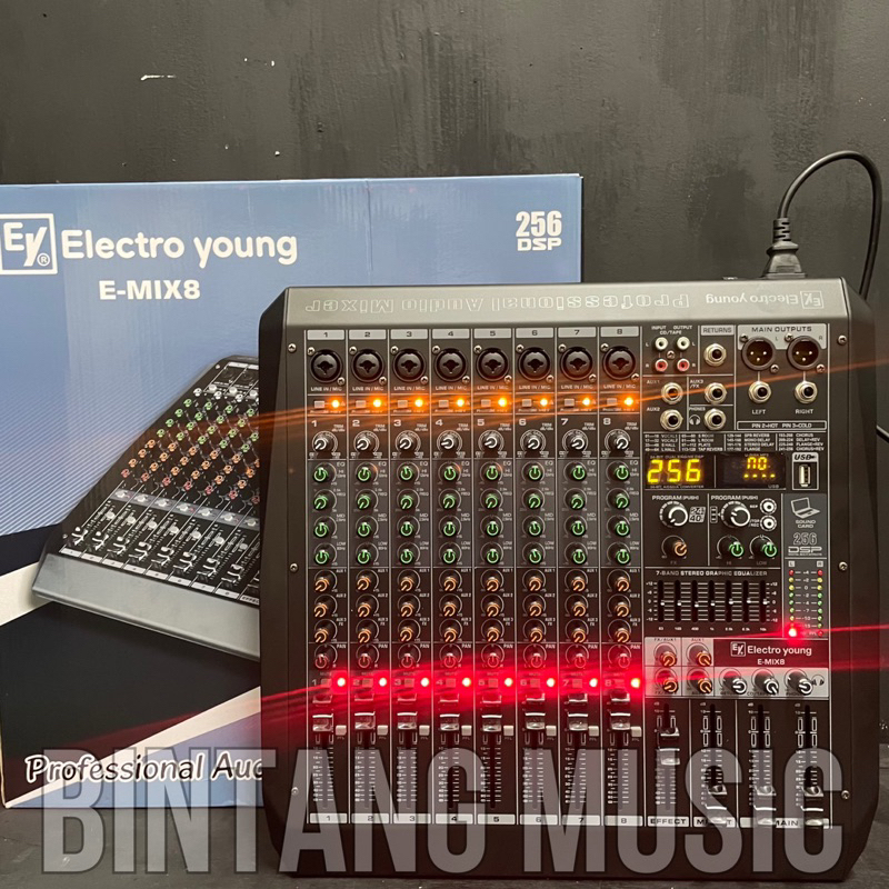 Mixer Electro young EMIX6 original ELECTRO YOUNG E MIX 6 channel emix 6