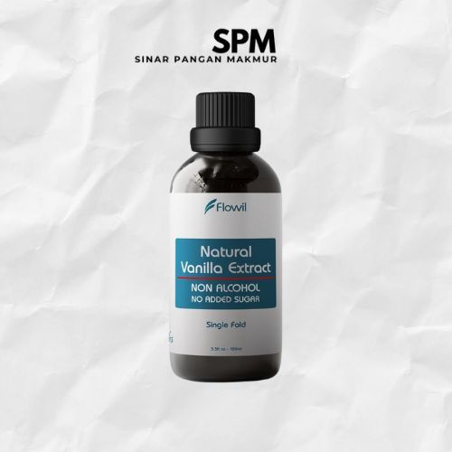 

Natural Vanilla Extract Single Fold / Vanila / Pasta Vanila / Ekstrak - 100 ml