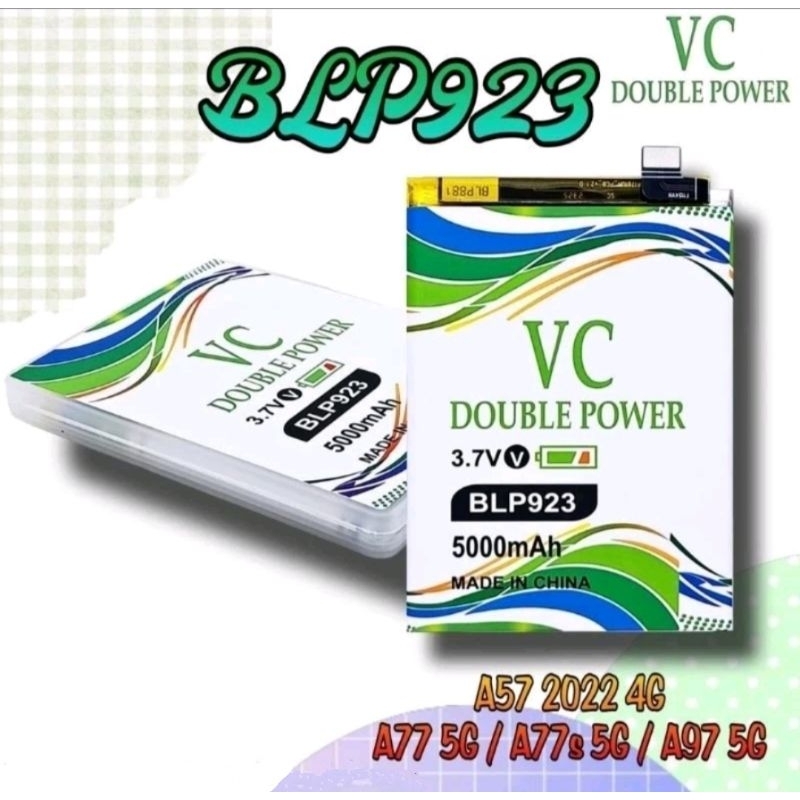 BATTERY Dobel Power VC Oppo A57 4G 2022 / A77S 5G / A77 5G / A97 5G / A58 5G / A78 5G / REALME C51 M