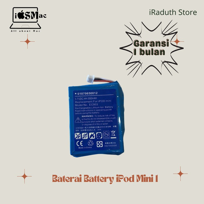 Baterai Battery iPod Mini