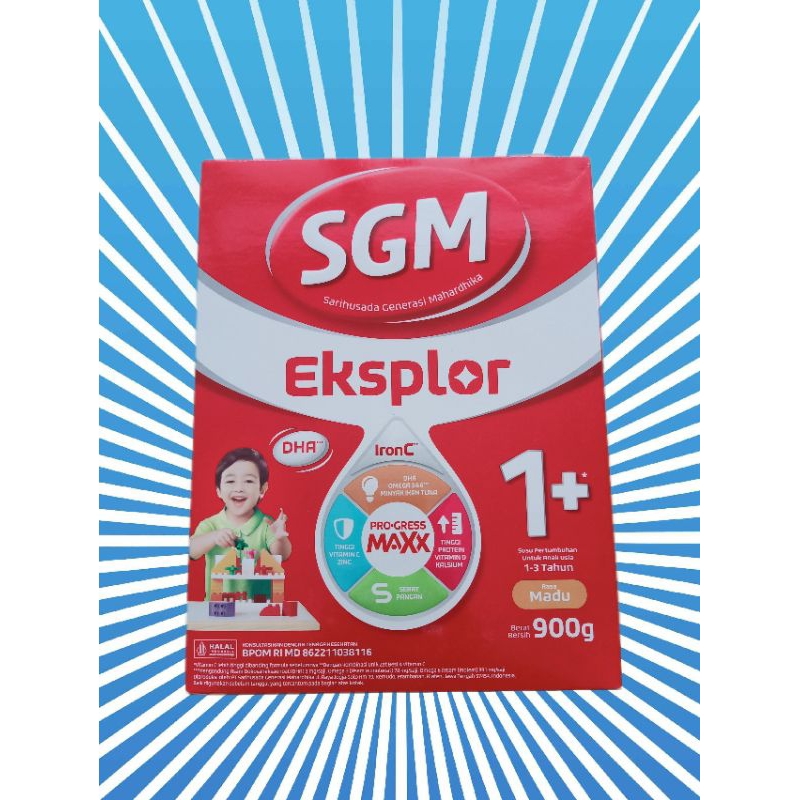 Susu SGM 1+ ProgressMaxx 900 gram / Susu Balita 1-3 tahun