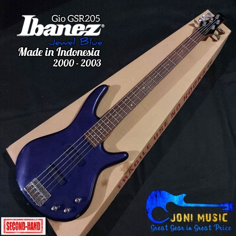 Bass Ibanez SDGR Gio Soundgear Original GSR Series: GSR200 GSR205