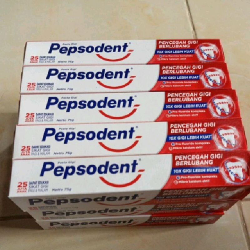 pepsodent pasta gigi 75 gram
