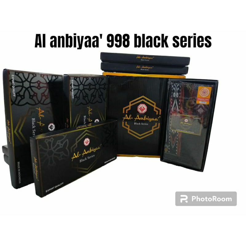 Sarung Al Anbiyaa' 998 Black Series Ecer Grosir SN
