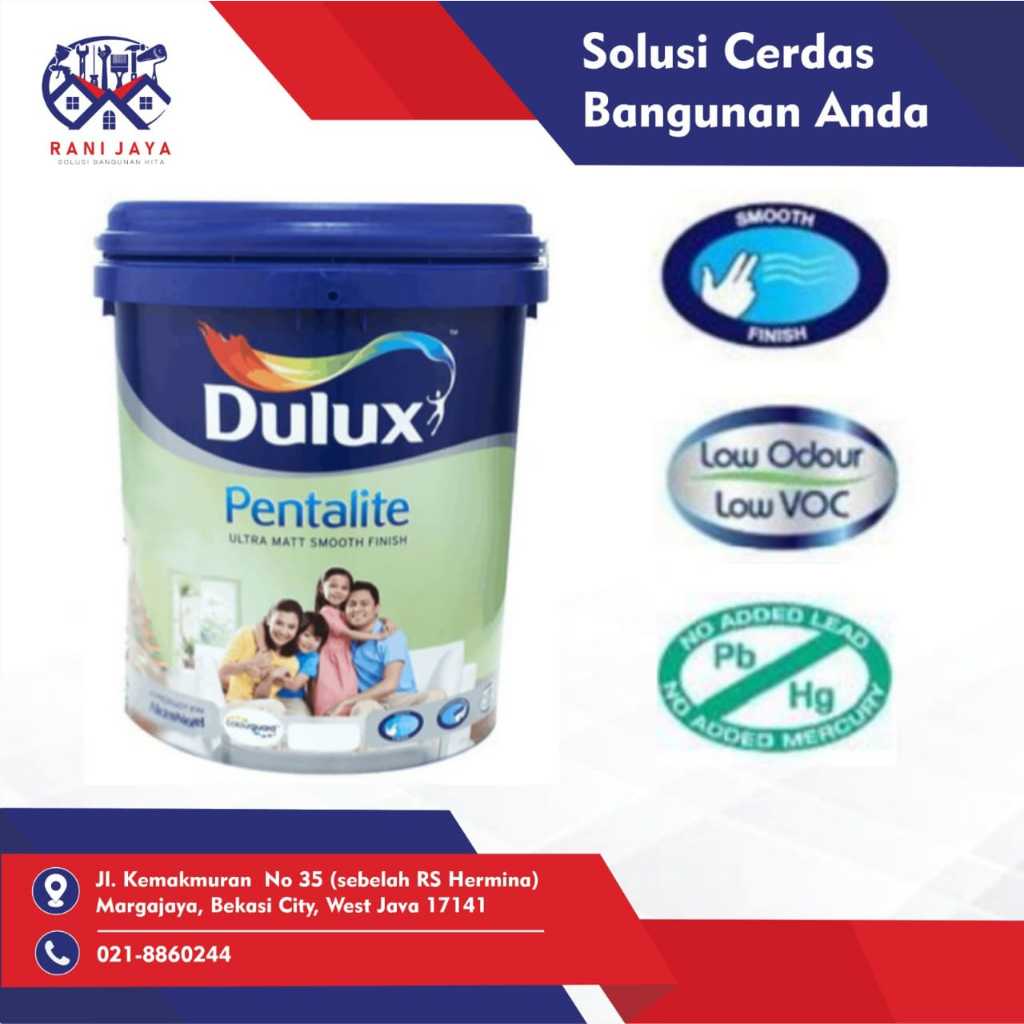 CAT TEMBOK DULUX PENTALITE INTERIOR 20 Lt