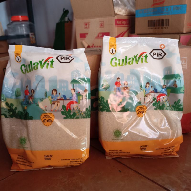 

[JATIM] READY STOCK 1kg Gulavit Gula Pasir