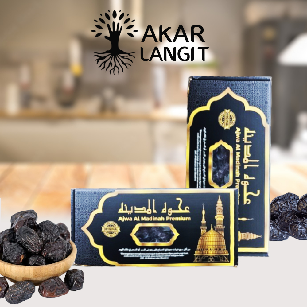 

Kurma Ajwa 500gr Asli / Kurma Nabi Super Asli Madinah